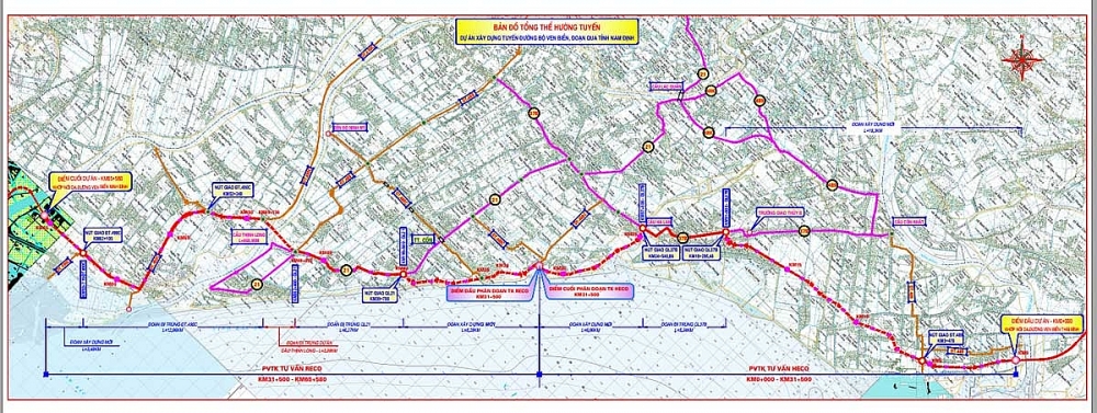 Nam Định: Dự án tuyến đường bộ ven biển sẽ đưa vào khai thác sử dụng từ ngày 30/6