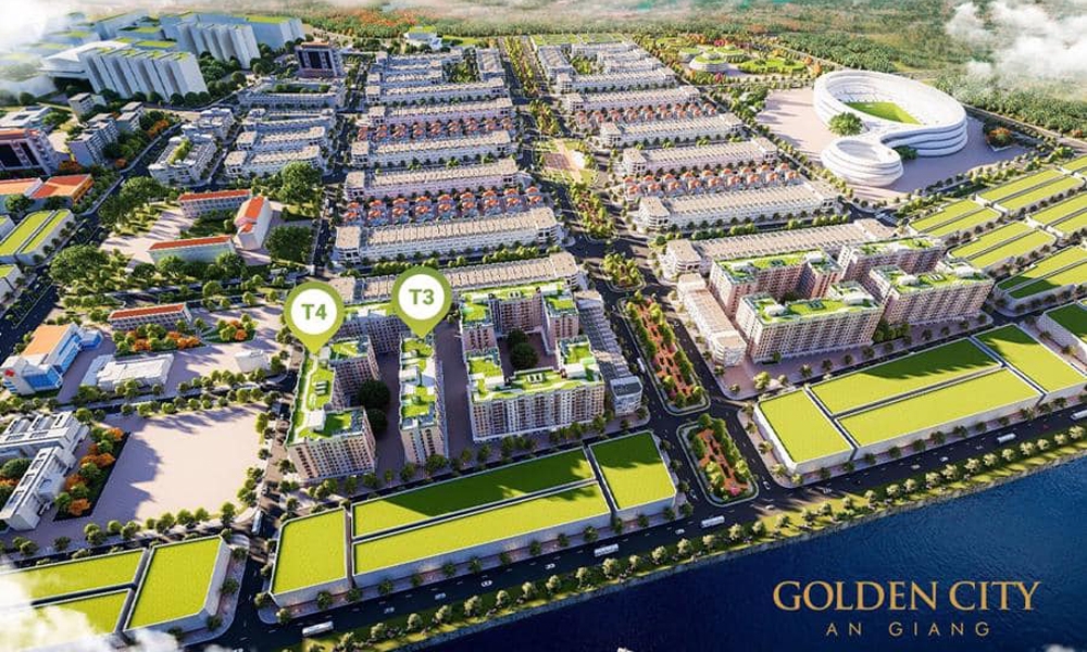 Mở bán 120 căn hộ chung cư tại dự án Nhà ở xã hội – Khu đô thị Golden City An Giang