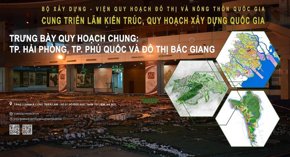 Trưng bày các đồ án quy hoạch và hội thảo chuyên đề tại Cung Triển lãm kiến trúc, quy hoạch xây dựng quốc gia