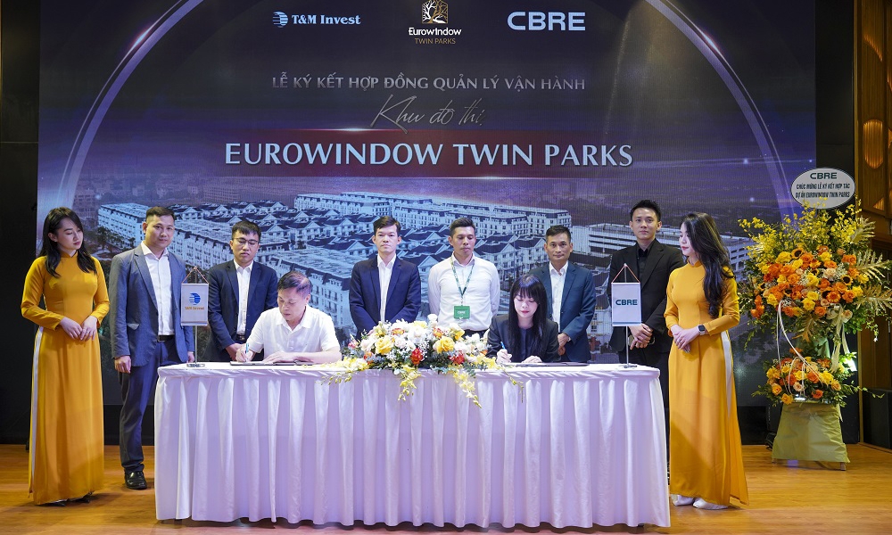 CBRE chính thức trở thành đơn vị quản lý vận hành Khu đô thị Eurowindow Twin Parks