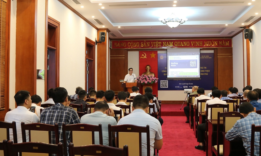 Sở Xây dựng Quảng Ninh tập huấn Mô hình thông tin công trình (BIM)