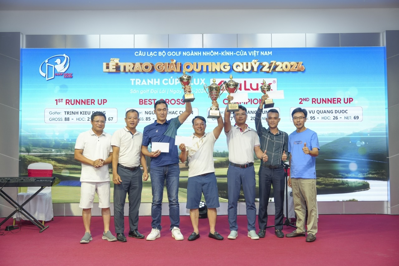 Ấn tượng giải Golf ngành Nhôm – Kính – Cửa Việt Nam quý II/2024 tranh Cup Alux
