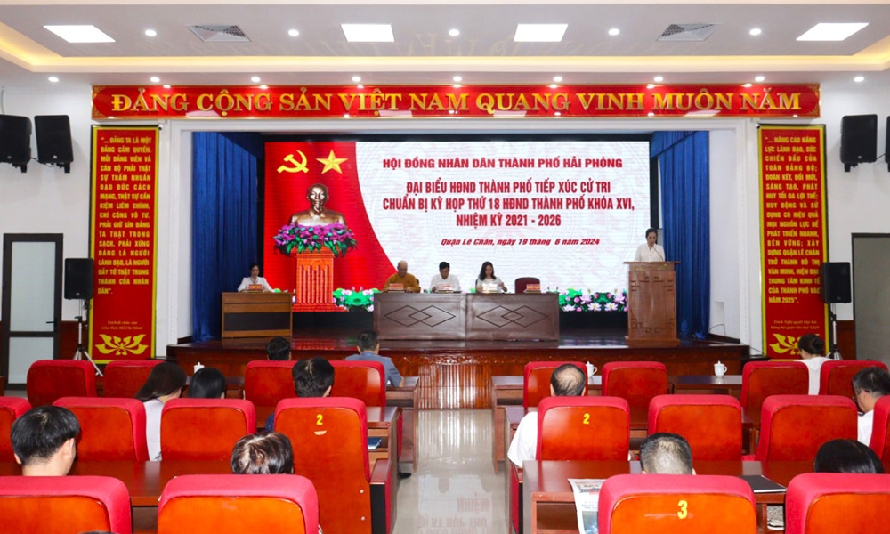 Hải Phòng: Cử tri quận Lê Chân kiến nghị các vấn đề về chỉnh trang đô thị và đảm bảo an sinh xã hội
