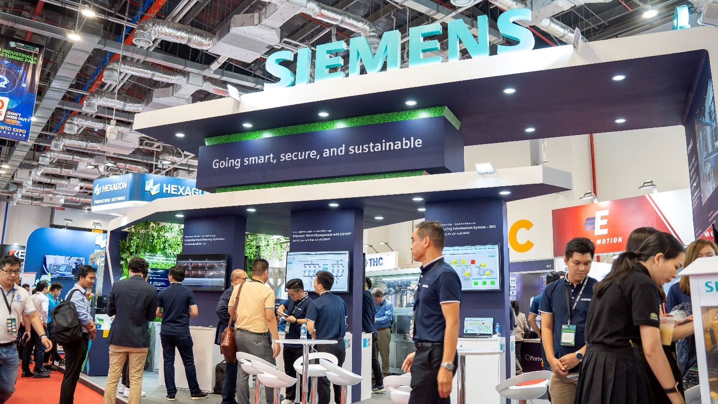 Siemens giới thiệu các giải pháp sáng tạo và bền vững cho ngành công nghiệp tại VIMF 2024