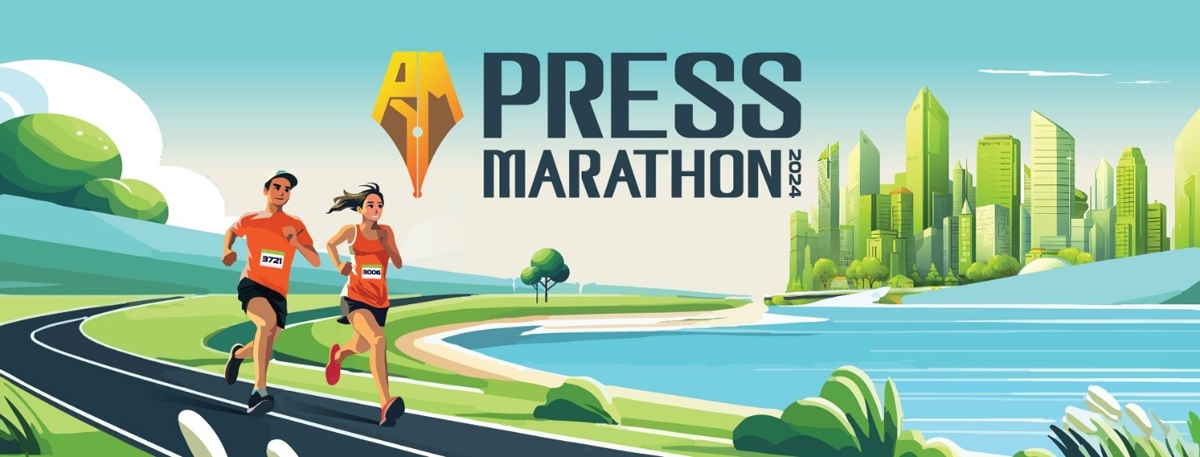 Giải chạy Press Marathon 2024 sẽ diễn ra tại Ecopark