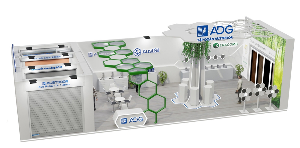 Tập đoàn Austdoor giới thiệu nhiều sản phẩm vật liệu xây dựng sinh thái tại Vietbuild Thành phố Hồ Chí Minh 2024