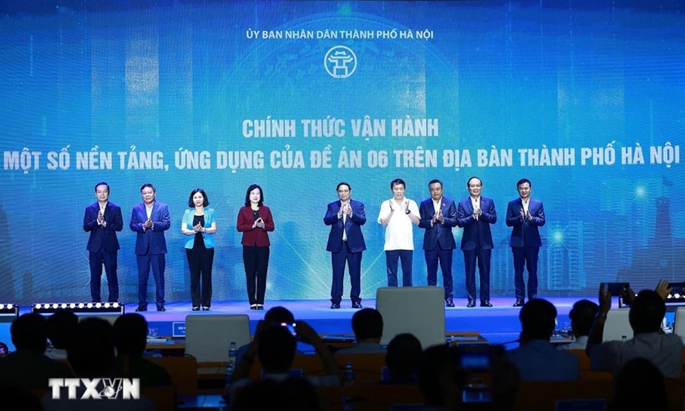 Thủ tướng dự hội nghị công bố một số nền tảng ứng dụng của Đề án 06 tại Hà Nội