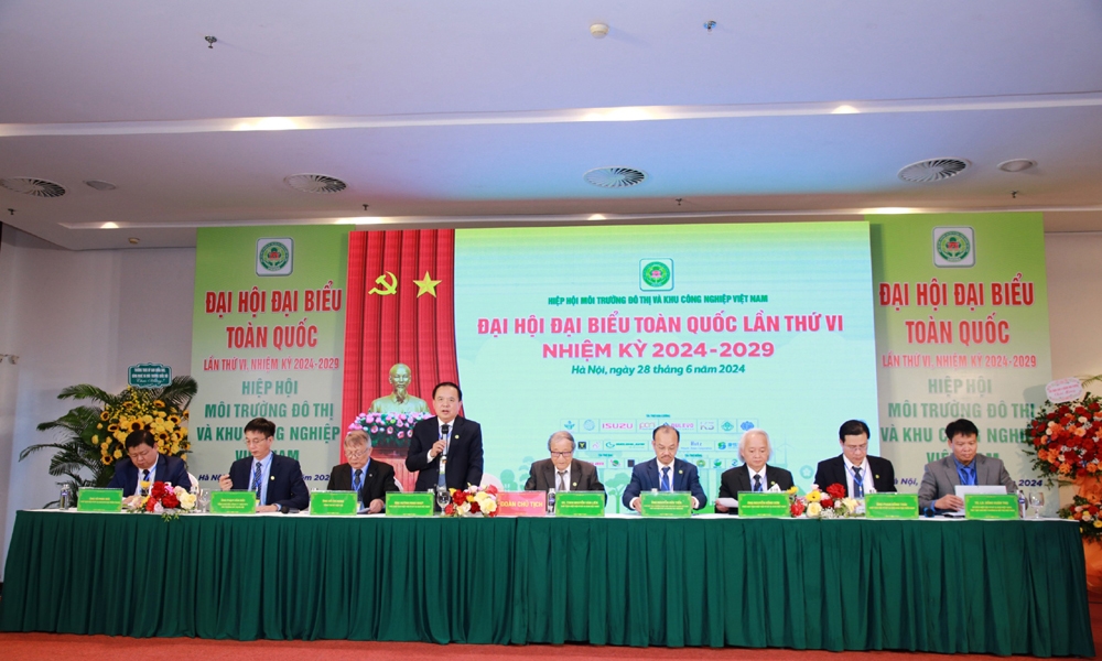Hiệp hội Môi trường đô thị và Khu công nghiệp Việt Nam tổ chức thành công Đại hội Đại biểu toàn quốc lần thứ VI