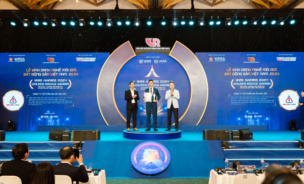 3 năm liên tiếp Mai Việt Land đại thắng giải thưởng tại Lễ vinh danh nghề Môi giới bất động sản