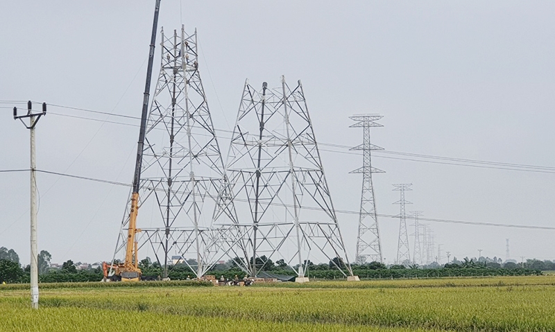 Nam Định: Thông báo về việc đóng điện dự án đường dây 500kV