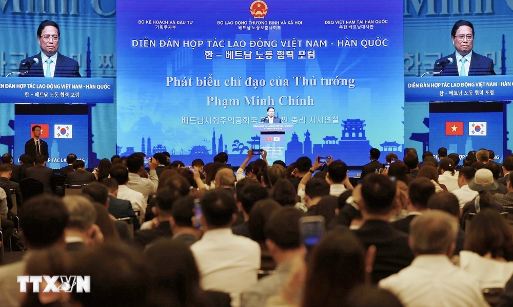 Thủ tướng: Thúc đẩy hợp tác lao động tương xứng với quan hệ Việt Nam-Hàn Quốc