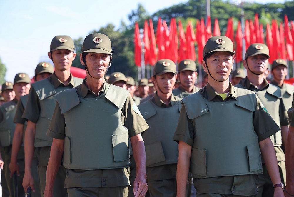 Quảng Ngãi ra mắt lực lượng tham gia bảo vệ an ninh, trật tự ở cơ sở
