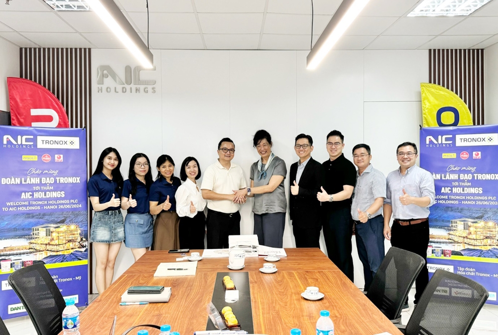 Sơn Fujisu đón đoàn lãnh đạo Tronox Holdings PLC đến thăm và làm việc
