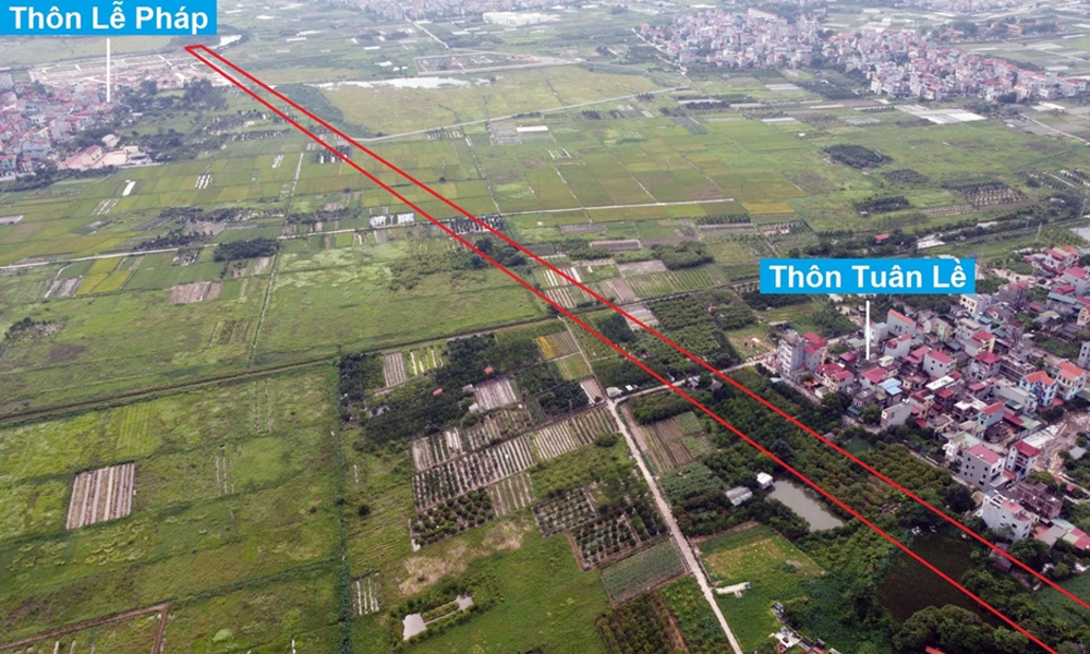 Hà Nội: Phê duyệt phương án, vị trí tuyến đường Nguyên Khê - Tiên Dương - Lễ Pháp