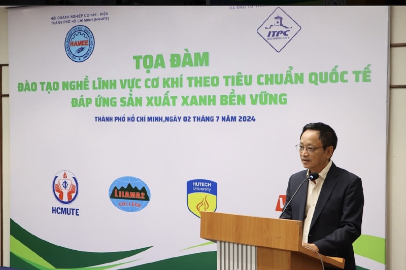 Tọa đàm “Đào tạo nghề lĩnh vực cơ khí theo tiêu chuẩn quốc tế đáp ứng sản xuất xanh bền vững”