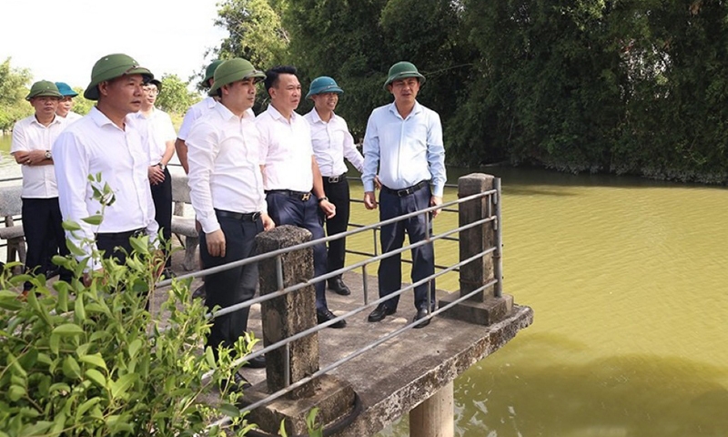 Hà Tĩnh: Kiểm tra các công trình phòng chống thiên tai trước mùa mưa bão