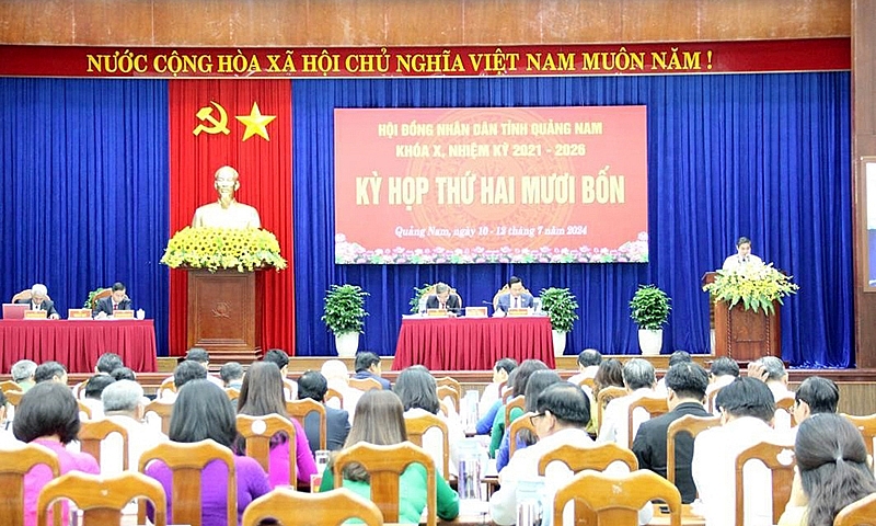 Quảng Nam: Khai mạc Kỳ họp thứ 24, HĐND tỉnh khóa X, nhiệm kỳ 2021 - 2026