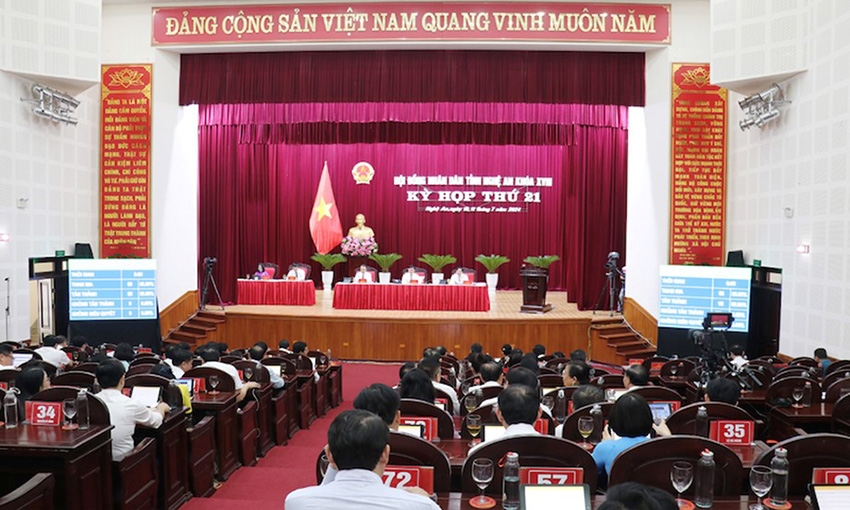 Nghệ An: Bế mạc Kỳ họp thứ 21, HĐND tỉnh khóa XVIII