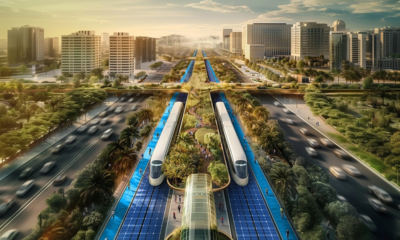 Dubai xây dựng đại lộ dài 64km 'xanh nhất thế giới'