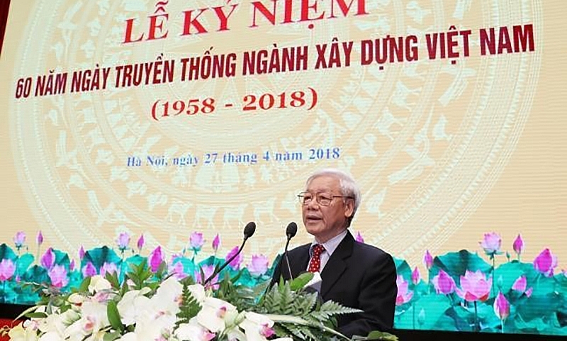 Tổng Bí thư Nguyễn Phú Trọng với ngành Xây dựng Việt Nam