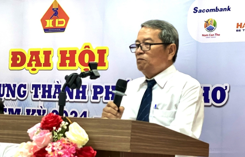 Ông Lê Thành Phiêu được bầu làm Chủ tịch Hội Xây dựng thành phố Cần Thơ nhiệm kỳ 2024-2029