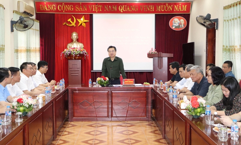 Bộ trưởng Bộ Xây dựng Nguyễn Thanh Nghị thăm, làm việc tại Điện Biên