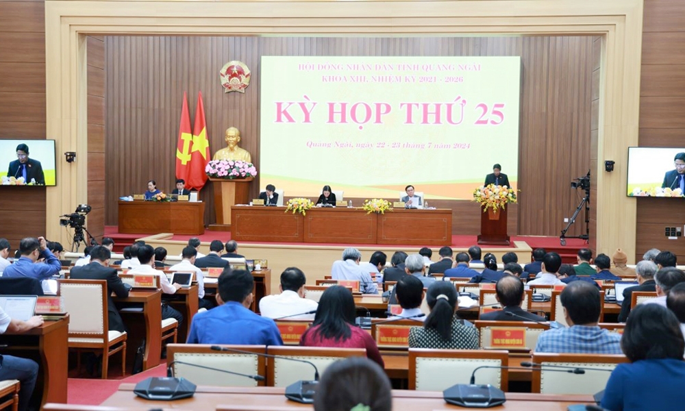 Khai mạc Kỳ họp thứ 25, HĐND tỉnh Quảng Ngãi khóa XIII