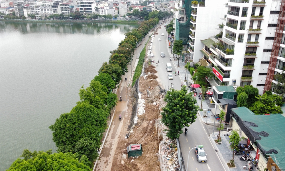 Tây Hồ (Hà Nội): Dự án cải tạo, nâng cấp tuyến đường Xuân Diệu sắp đến ngày về đích