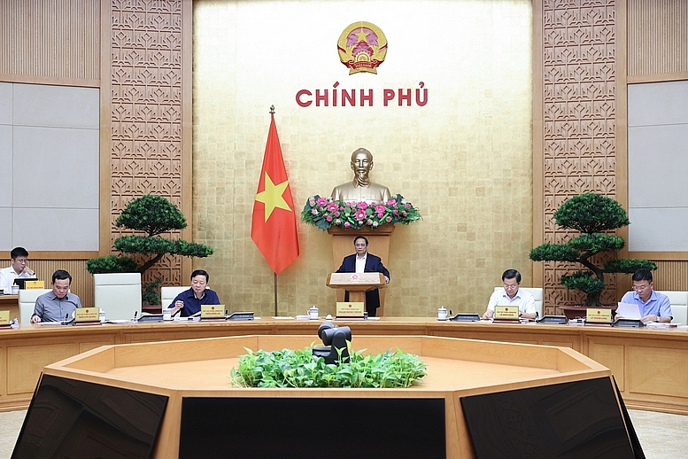 Thủ tướng chủ trì Phiên họp Chính phủ chuyên đề xây dựng pháp luật tháng Bảy