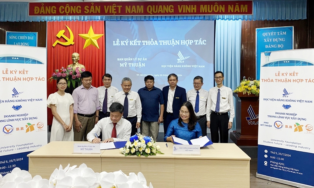 Học viện Hàng không Việt Nam ký hợp tác để nâng cao nguồn nhân lực