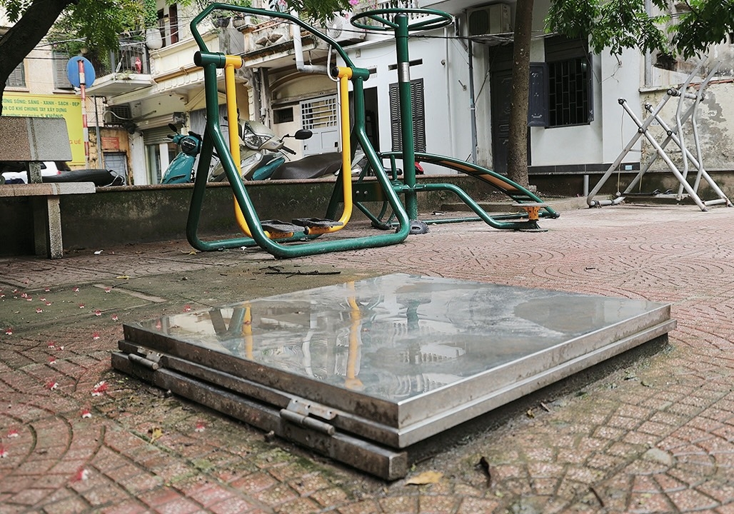 Bể nước ngầm dưới sân chơi - Nâng cao khả năng ứng phó với hỏa hoạn