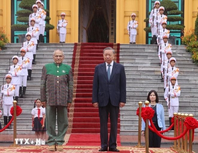 Chủ tịch nước Tô Lâm chủ trì lễ đón chính thức Tổng thống Timor-Leste