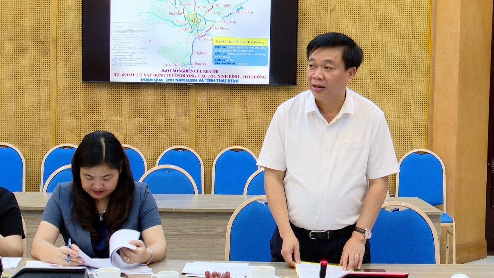Dự án đường cao tốc Ninh Bình – Hải Phòng: Thẩm định báo cáo nghiên cứu khả thi đoạn tuyến qua tỉnh Nam Định - Thái Bình
