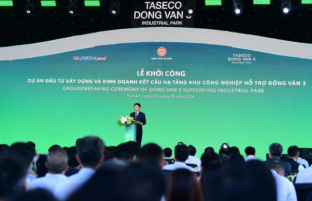 Taseco Land khởi công dự án Khu công nghiệp Đồng Văn 3 tại Hà Nam
