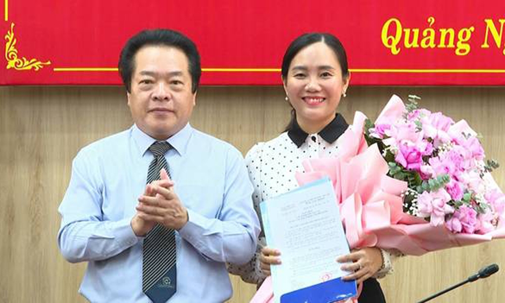 Bổ nhiệm Phó Chánh Văn phòng UBND tỉnh Quảng Ngãi