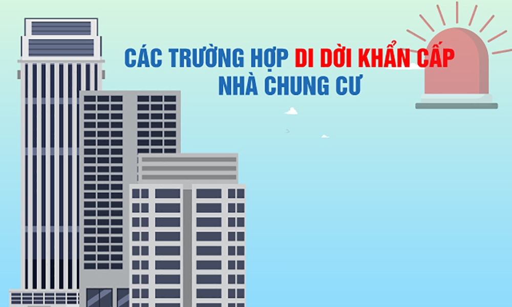 Các trường hợp di dời khẩn cấp nhà chung cư