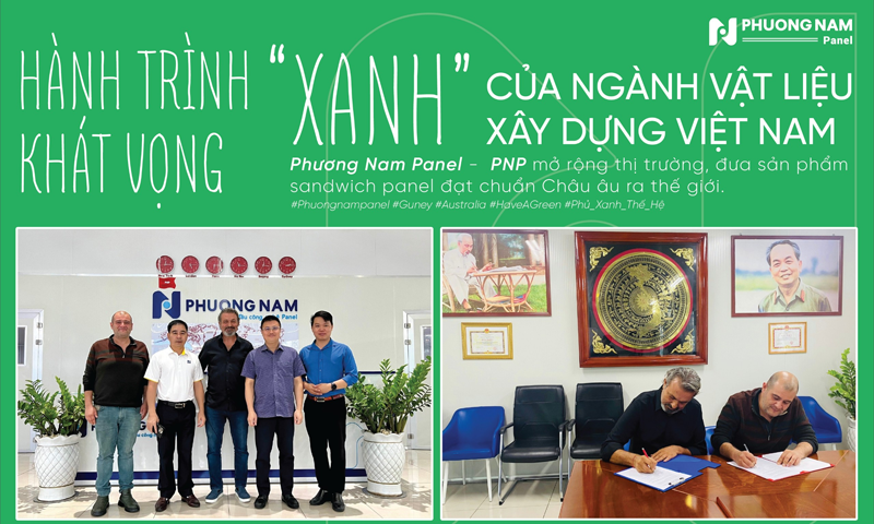 Phương Nam Panel với ngành Vật liệu xây dựng Việt Nam và hành trình khát vọng “xanh”