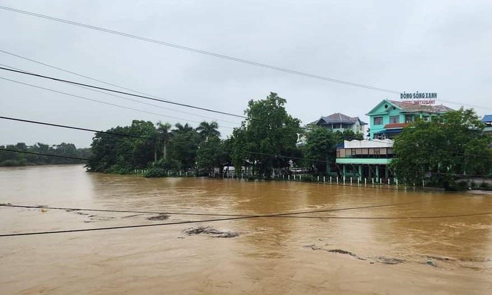 Thái Nguyên: Công bố tình huống khẩn cấp về sạt lở bờ sông Cầu do mưa lũ