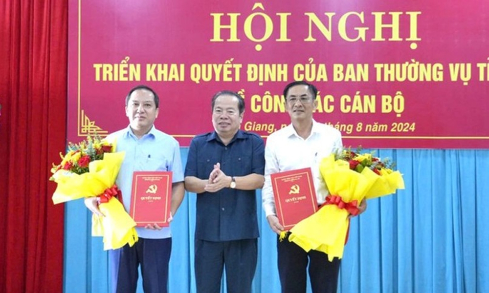 Kiên Giang: Điều động, bổ nhiệm nhiều cán bộ chủ chốt