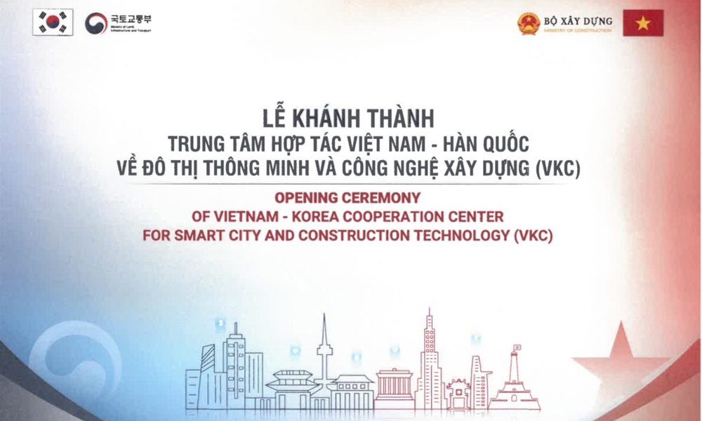 Trung tâm hợp tác Việt Nam - Hàn Quốc về đô thị thông minh và công nghệ xây dựng sẽ khánh thành vào ngày 13/8