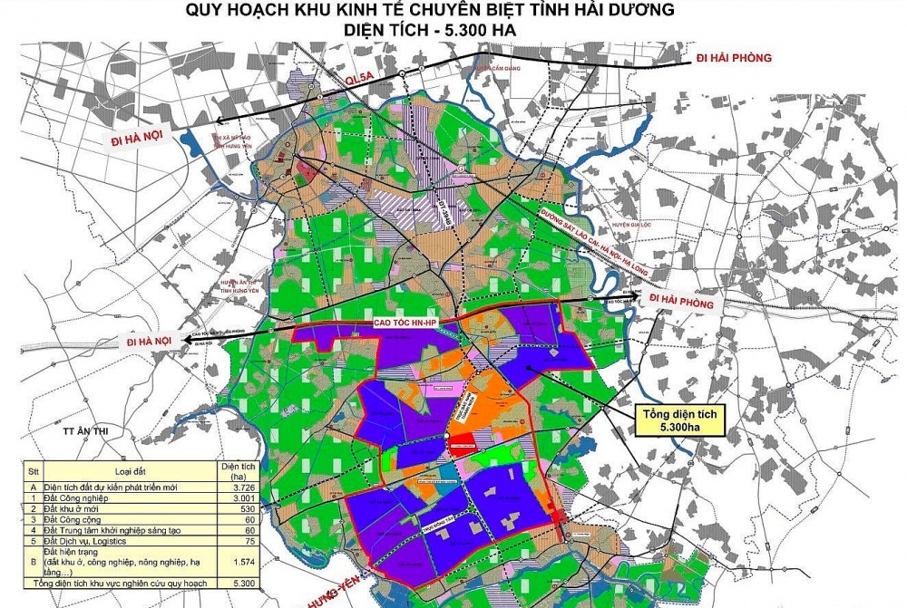 Hải Dương: Lập quy hoạch khu kinh tế chuyên biệt rộng hơn 5.000ha