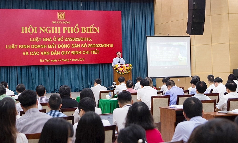 The Ministry of Construction hosts a conference to disseminate the 2023 Housing Law and the 2023 Real Estate Business Law