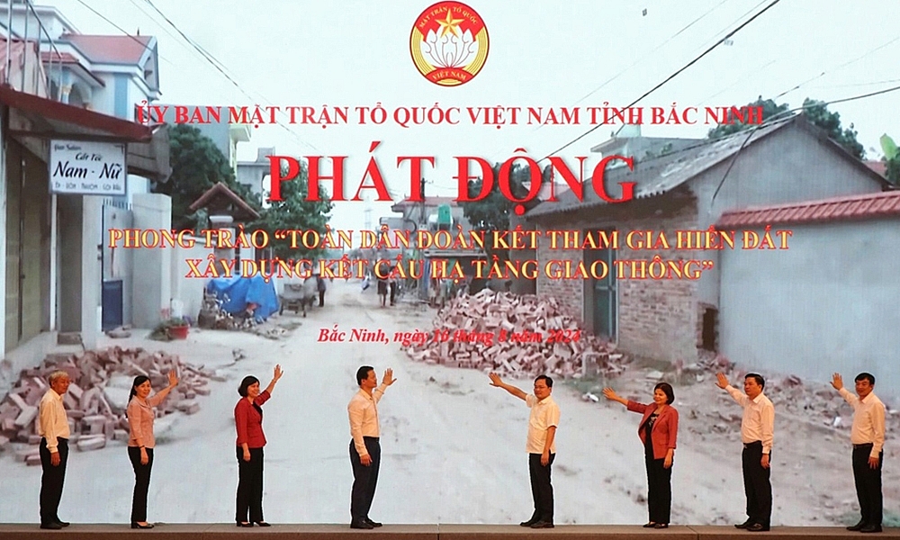 Bắc Ninh: “Đường lớn rộng mở tương lai” nhờ hiến đất