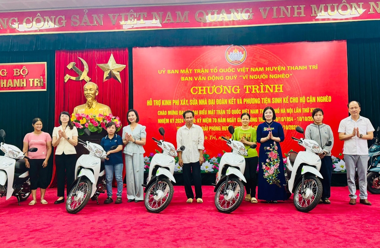 Thanh Trì (Hà Nội): Hỗ trợ kinh phí xây, sửa nhà đại đoàn kết cho hộ cận nghèo