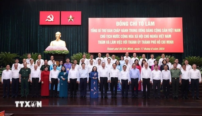 Tổng Bí thư, Chủ tịch nước Tô Lâm làm việc với Thành ủy Thành phố Hồ Chí Minh