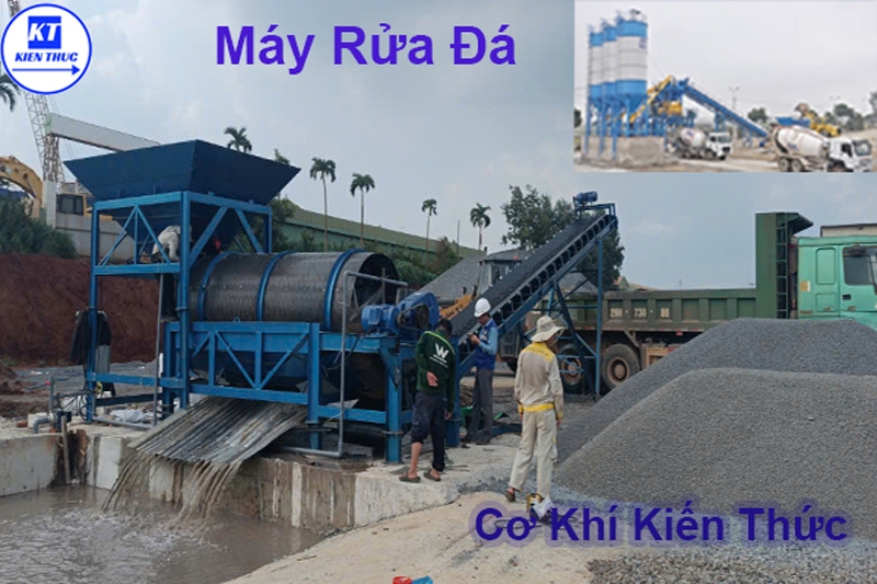 Máy rửa cát đá cho xây dựng như thế nào?