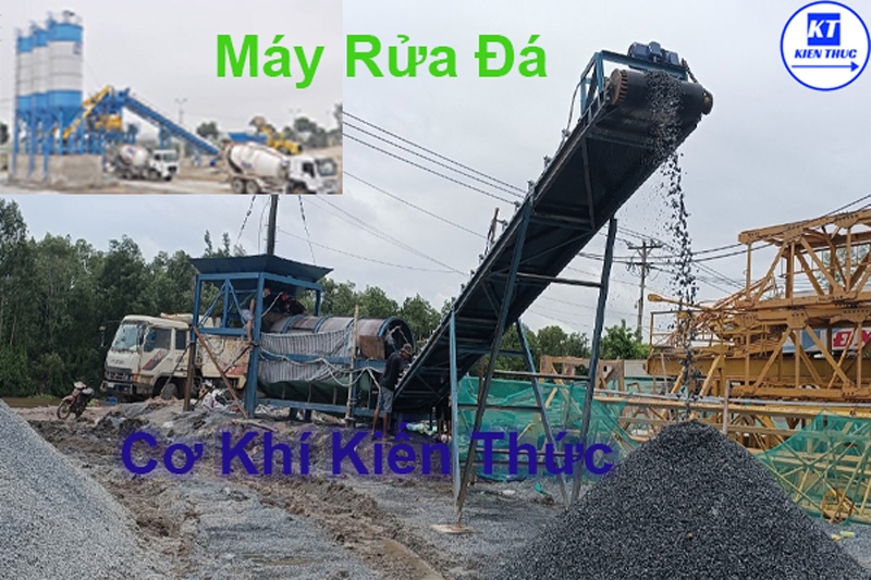 Máy rửa cát đá cho xây dựng như thế nào?