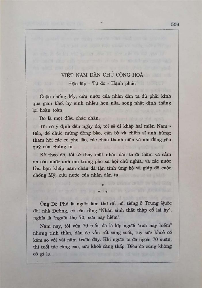 Di chúc của Chủ tịch Hồ Chí Minh: Văn kiện lịch sử vô giá của dân tộc