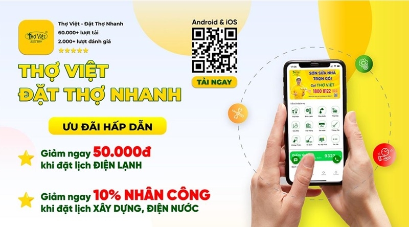 Thợ Việt - Đơn vị sửa nhà trọn gói uy tín cho mọi gia đình