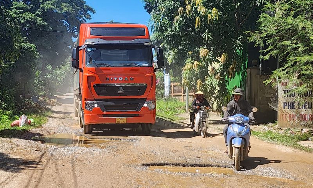 Triệu Sơn (Thanh Hóa): Tỉnh lộ xuống cấp nghiêm trọng tiềm ẩn nguy cơ tai nạn giao thông